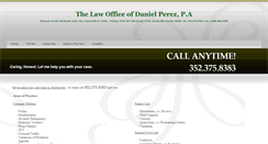 Desktop Screenshot of dperezlaw.com